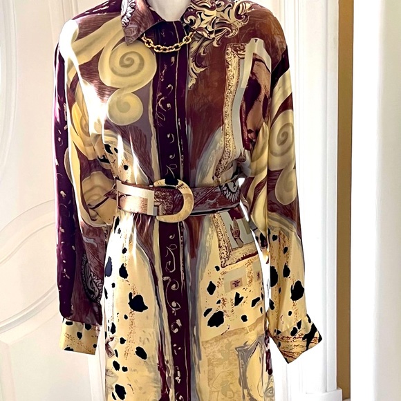 Louis Feraud “Work of Art” Dress Couture 1980’s Vintage by French Designer - Picture 2 of 16